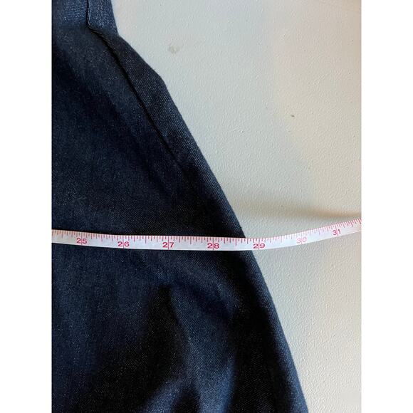 NWT Zoe and Claire Denim Midi Dress A-Line Dark Wash XL Long Modest Sleeveless - Picture 12 of 16